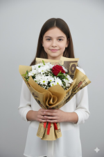 Bir Gül Bir Dünya Buketi - Görsel 2